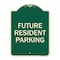 Signmission Reserved Parking Future Resident Parking Heavy-Gauge Aluminum Sign, 24" x 18", G-1824-23049 A-DES-G-1824-23049 - alternate 1